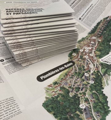 Visite de Plombières-les-Bains par le photographe Damien Raymond