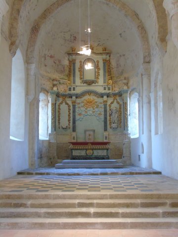 Visite de l'église romane de Sallertaine