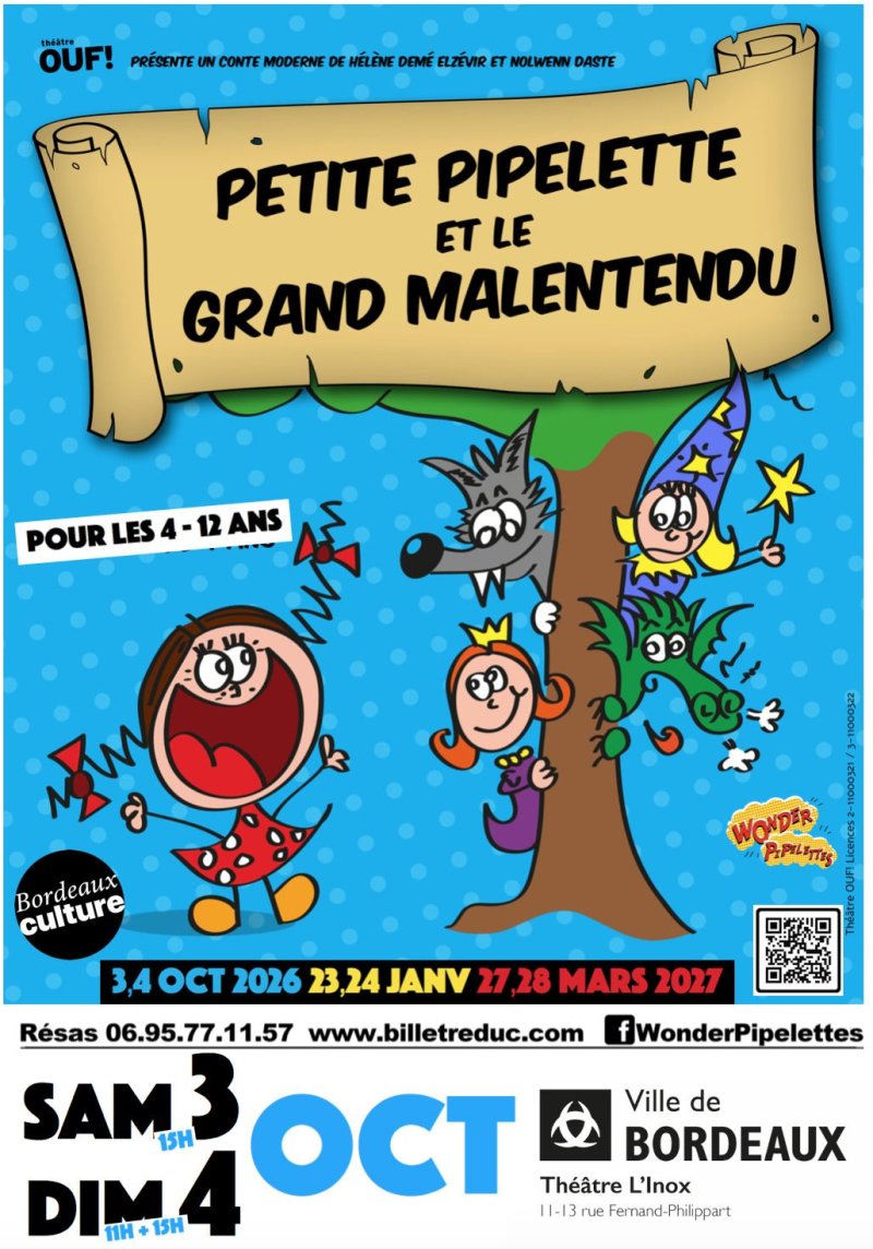 Petite Pipelette et le Grand Malentendu (jeune public 4-12 ans)