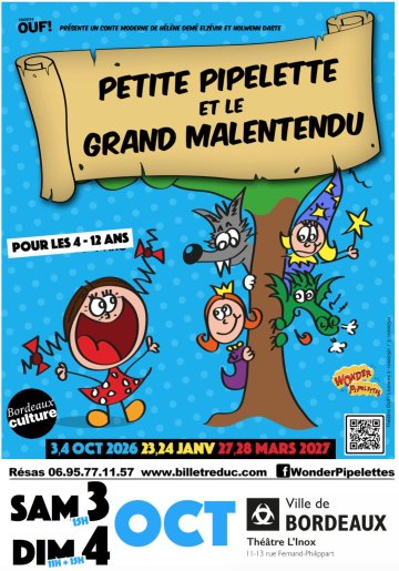 Petite Pipelette et le Grand Malentendu (jeune public 4-12 ans)