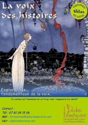 STAGE : La voix des histoires