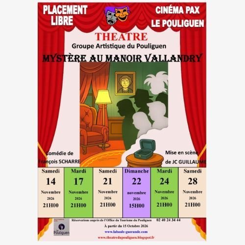 Théâtre : Mystère au manoir de Vallandry