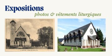 Exposition de photographies et vêtements liturgiques