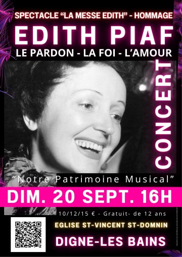 LA MESSE EDITH - HOMMAGE A EDITH PIAF