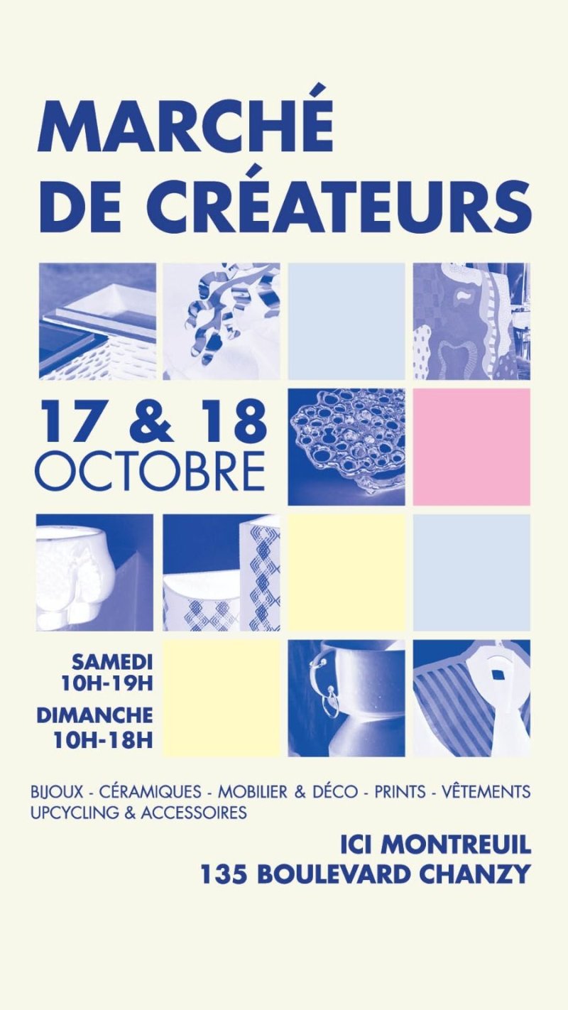 Marché de créateurs ICI Montreuil