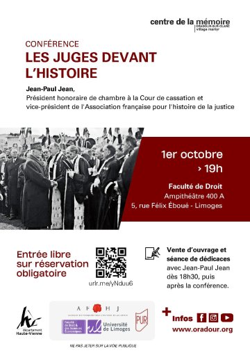 LES JUGES DEVANT L’HISTOIRE