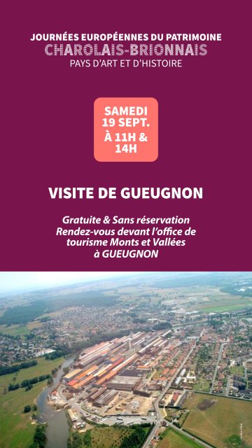 Visite de la ville de Gueugnon