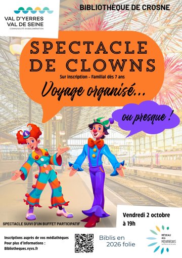Spectacle de clowns « Voyage organisé ... ou presque »