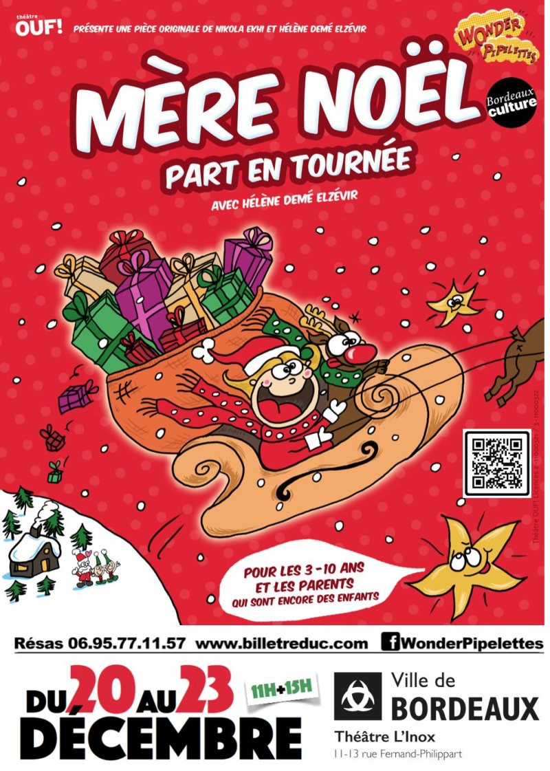 Mère Noël part en tournée  (jeune public 3-12 ans)