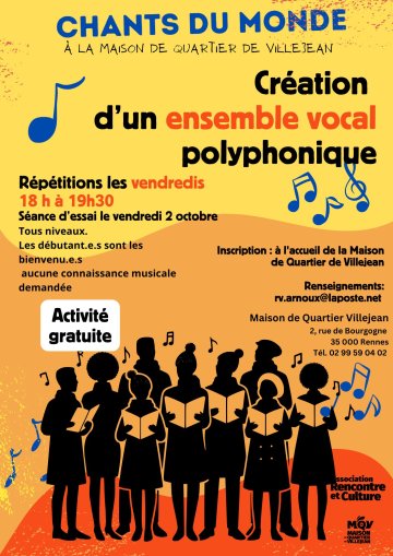 Nouvelle chorale  : recrutement