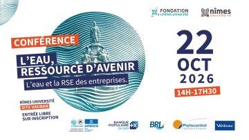 Conférence Eau ressource d'avenir