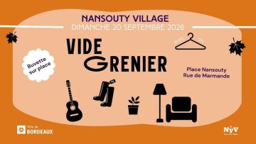 Vide-grenier Nansouty Village 20 septembre 2026