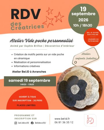 Atelier : vide-poche personnalisé