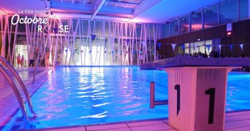 Soirée rose à l'Espace aquatique