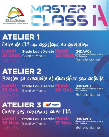 [Ateliers] MASTER CLASS IA
