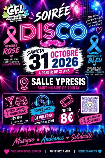 Soirée Disco par le Comité des Fêtes Loulaysien