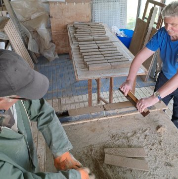 Fabrication d'adobes