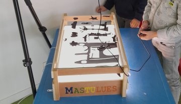 Projection Atelier stop motion