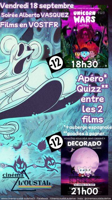 Soirée animation adulte 2 films D'Alberto Vasquez