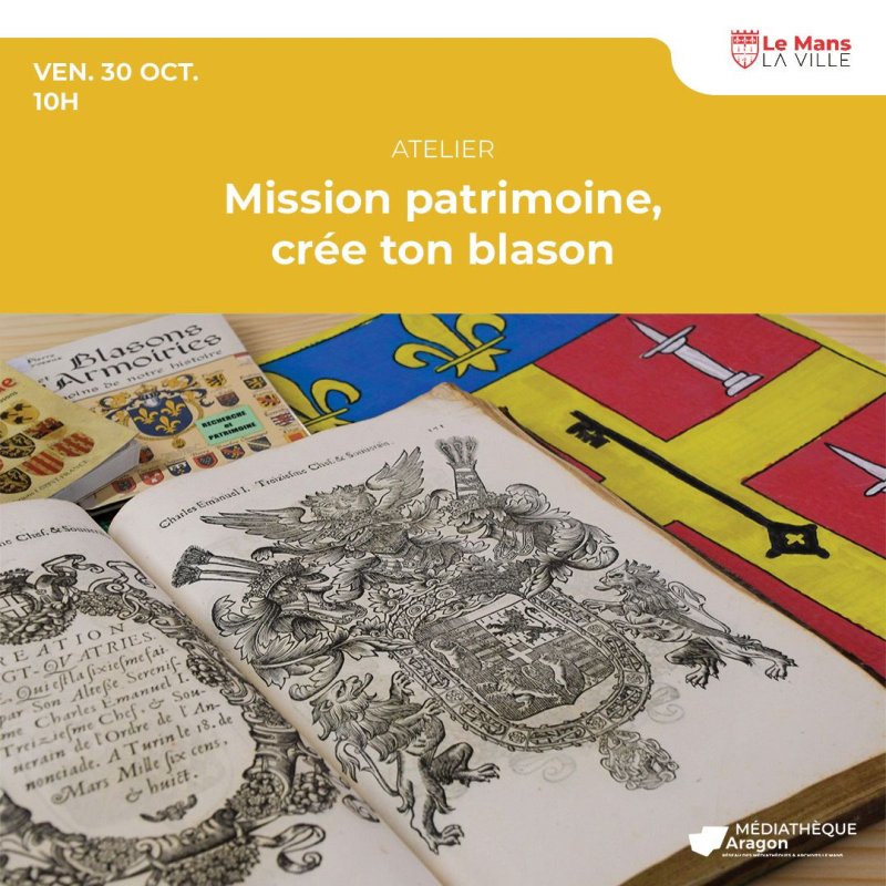 Mission patrimoine, crée ton blason