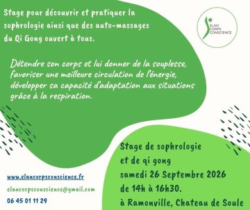 Atelier-Stage Découverte de la sophrologie et des auto-massages du Gi Gong
