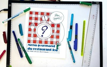 Atelier BD jeunesse : Le menu gourmand du restaurant fou !