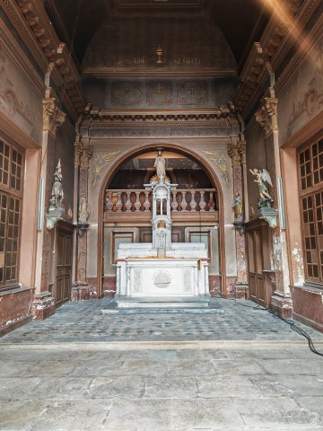 Visite de la chapelle de l'ancien hôpital