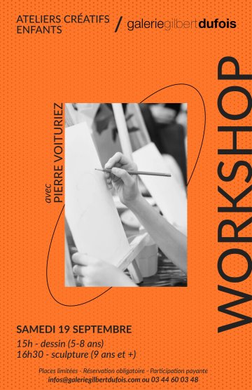 Ateliers créatifs enfants avec Pierre Voituriez