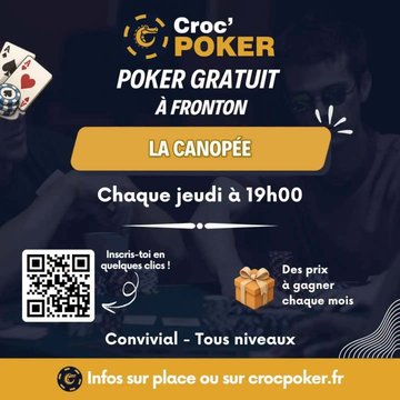 🃏  SOIRÉE JEUX avec LANCEMENT CROC POKER ! ♠️♥️♣️♦️