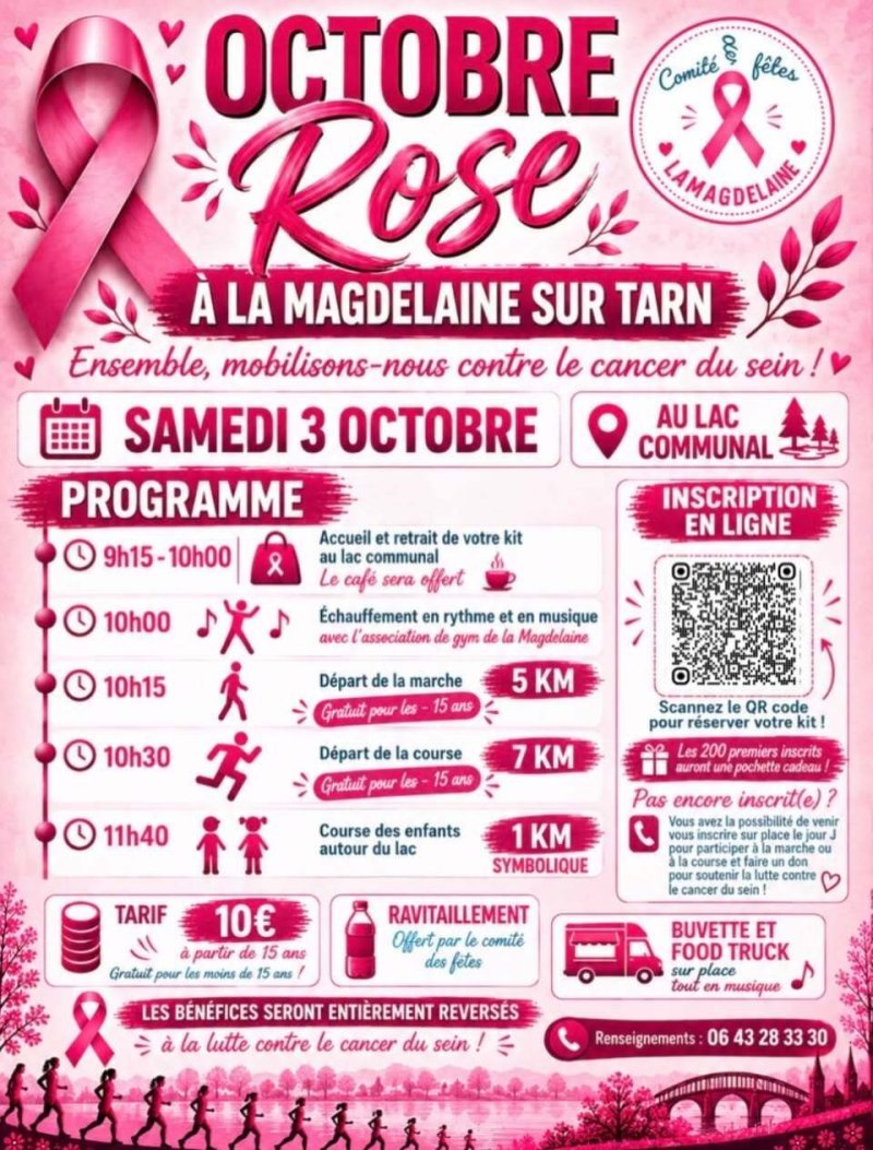 Octobre Rose – Marche et courses solidaires