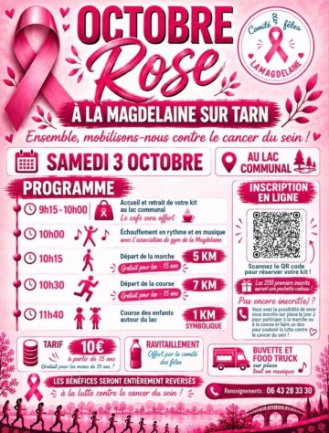 Octobre Rose – Marche et courses solidaires