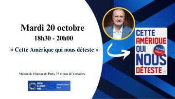 « Cette Amérique qui nous déteste », rencontre avec le journaliste Richard Werly