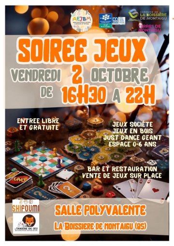 AEJBM - Soirée jeux Octobre 2026