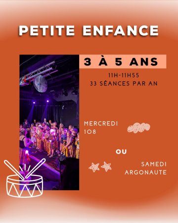 Cours de musique 3-5 ans