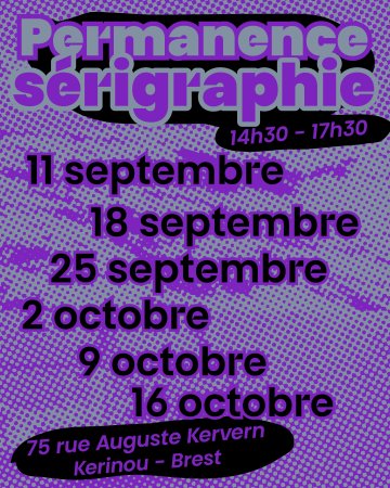 Permanence sérigraphie Boutefeu