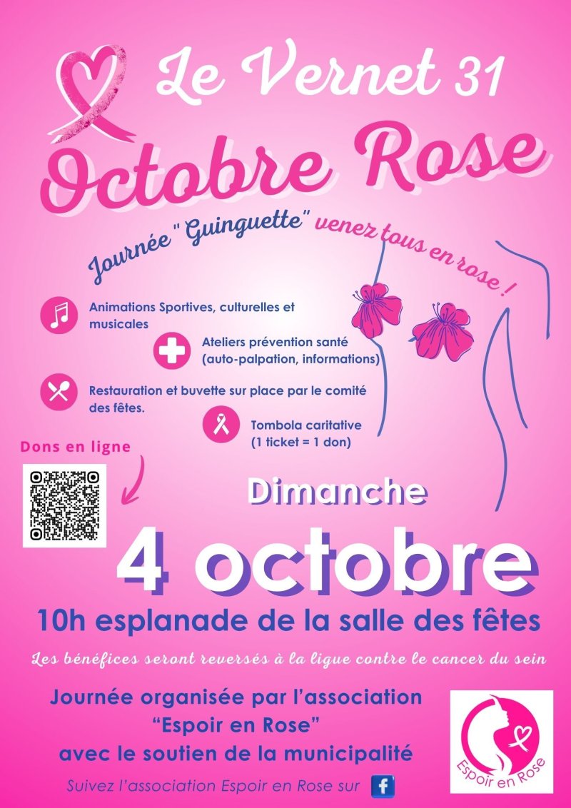 OCTOBRE ROSE Vernet
