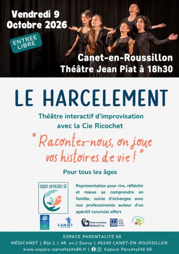 Soirée intéractive théatralisée - Le Harcelement