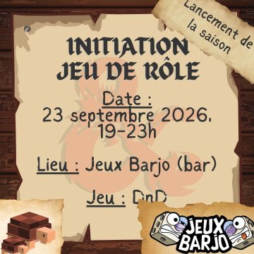 Initiation au jeu de rôle