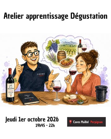 Atelier apprentissage dégustation vin