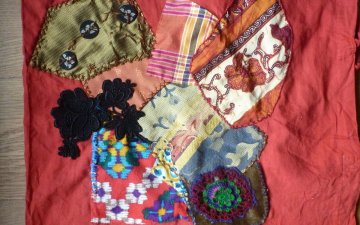 Atelier créatif - Crazy patchwork