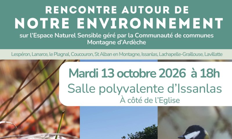 RENCONTRE AUTOUR DE NOTRE ENVIRONNEMENT – ISSANLAS
