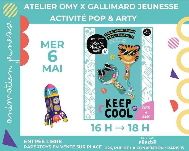 Atelier créatif OMY x Gallimard jeunesse