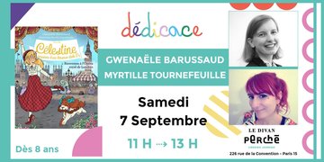 Dédicace jeunesse avec Gwenaële Barussaud et Myrtille Tournefeuille