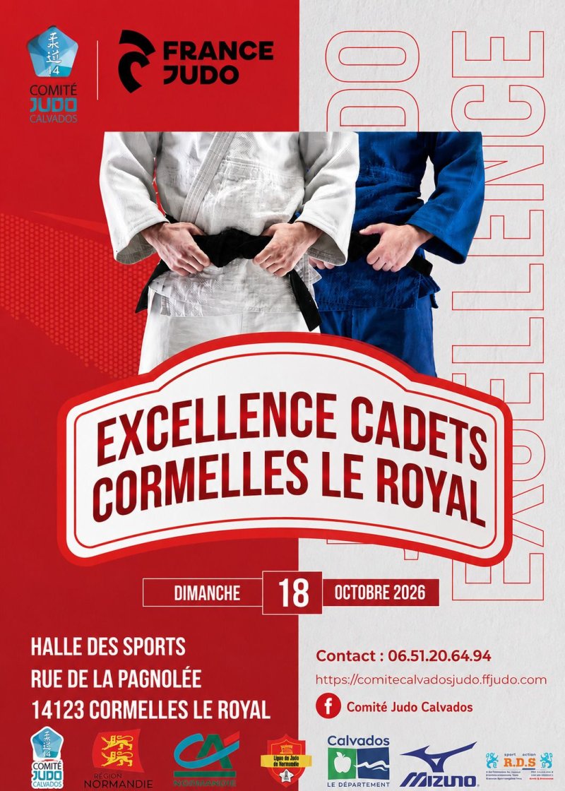 Tournoi national excellence de judo cadets et juniors