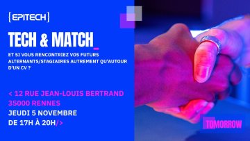 🤝 Tech & Match : une nouvelle façon de rencontrer vos futurs talents