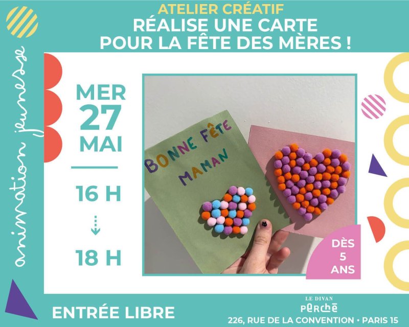 Atelier créatif pour la Fête des mères !