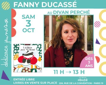 Jeunesse : Fanny Ducassé dédicace en avant-première « Un hiver avec M. Henri »