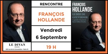 François Hollande présente son nouveau livre