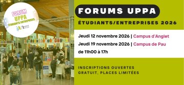 Forum UPPA Étudiants/Entreprises 2026