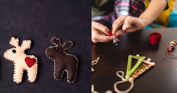 Création de décorations de Noël upcyclées (dès 8 ans)